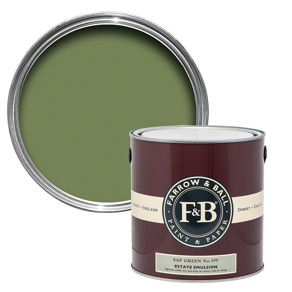 Farrow & Ball  Estate Emulsion  Sap Green 199