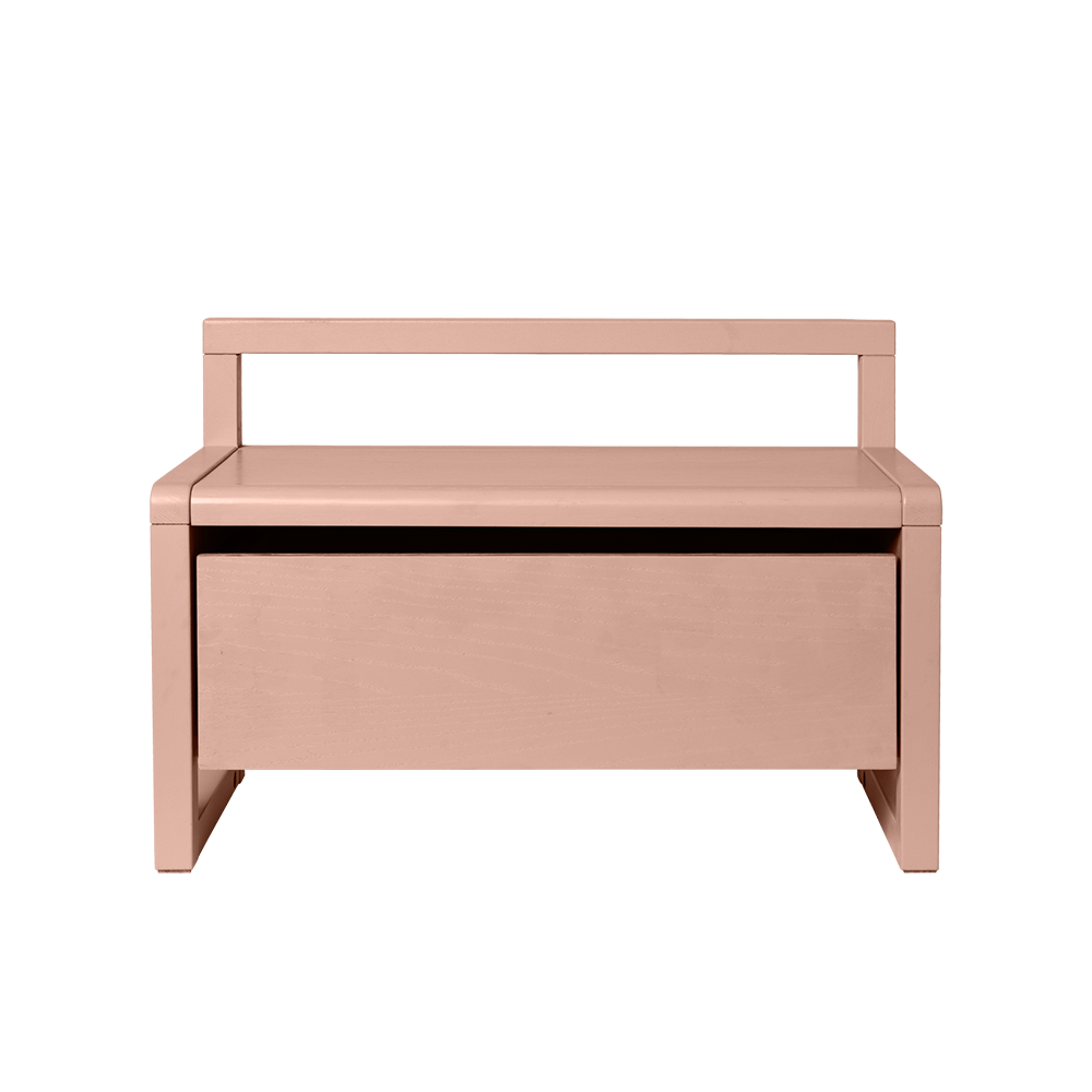 Ferm Living  Little Architect Sitzbank mith Aufbewahrung Rose