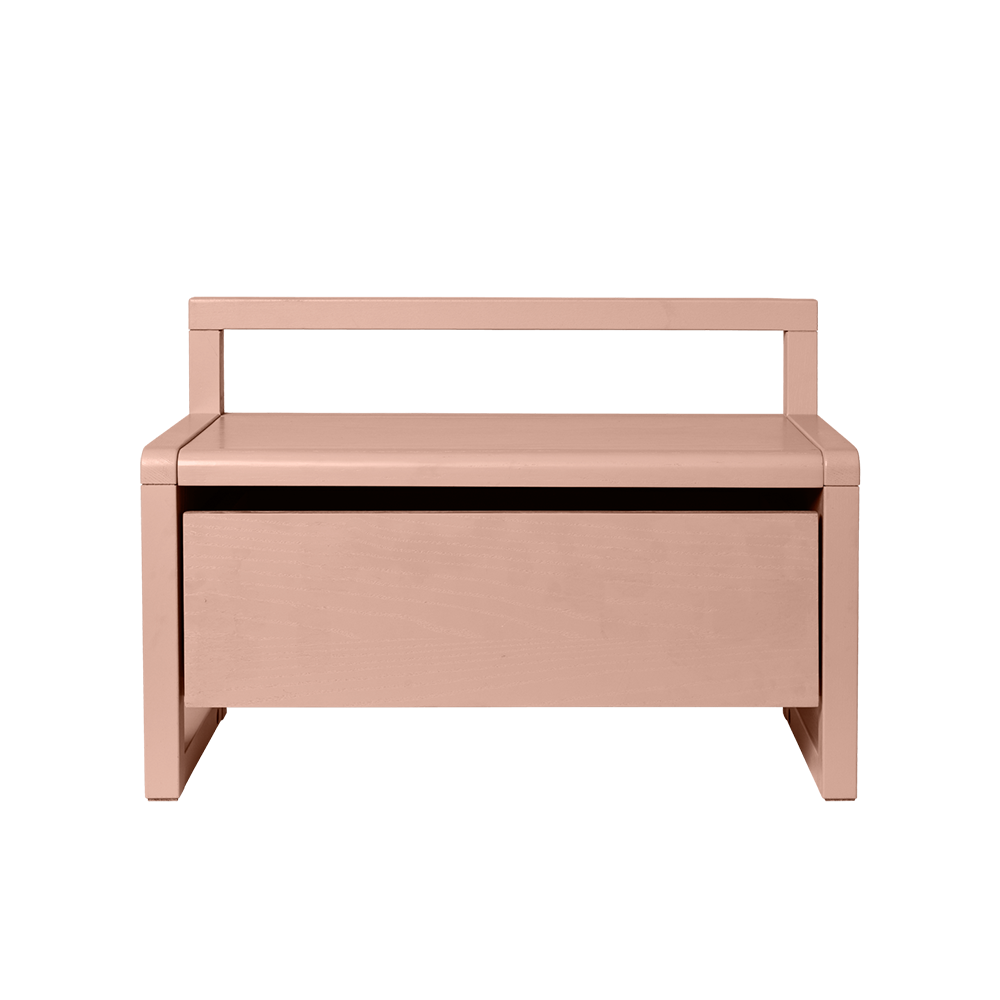 Ferm Living  Little Architect Sitzbank mith Aufbewahrung Rose