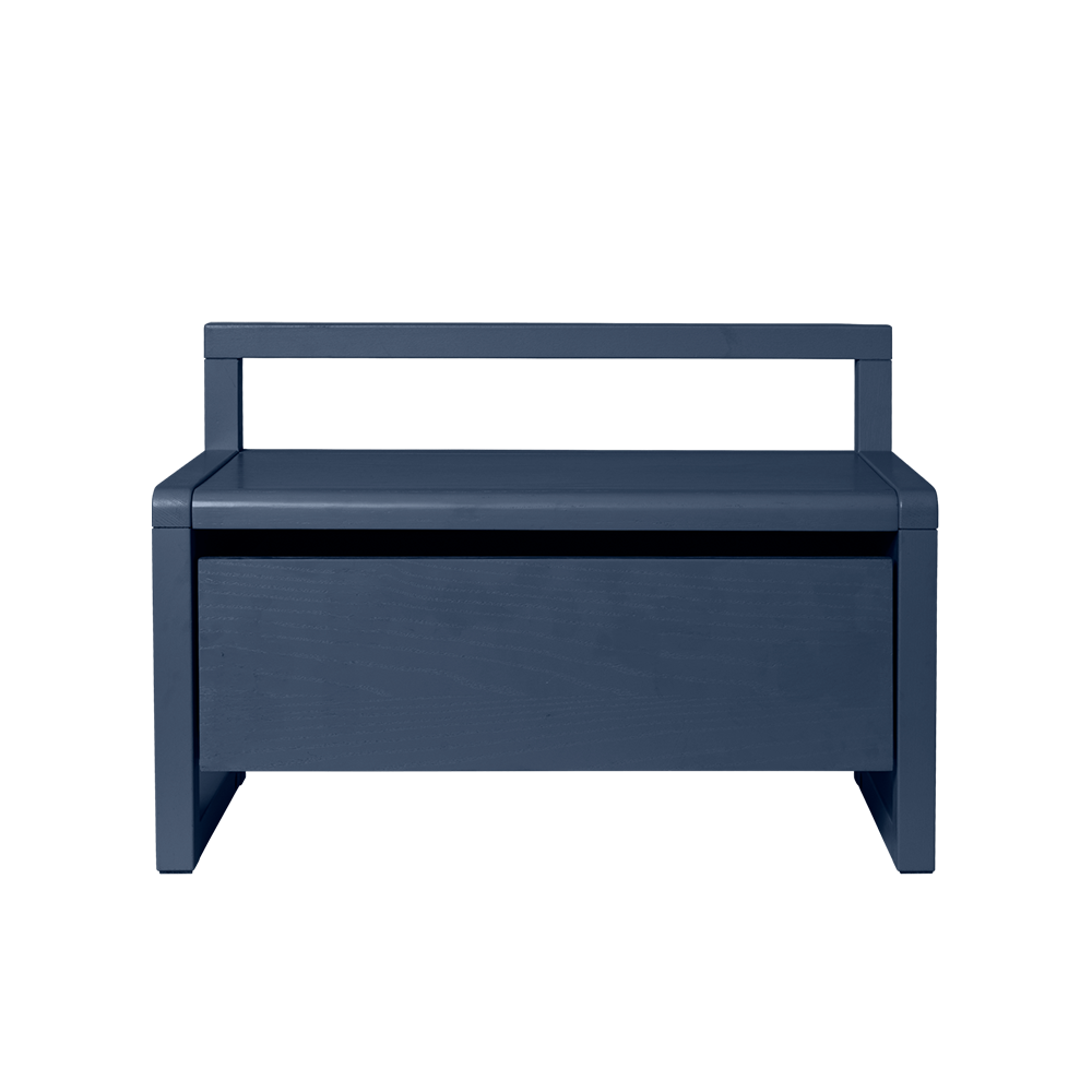 Ferm Living  Little Architect Sitzbank mith Aufbewahrung Dark Blue