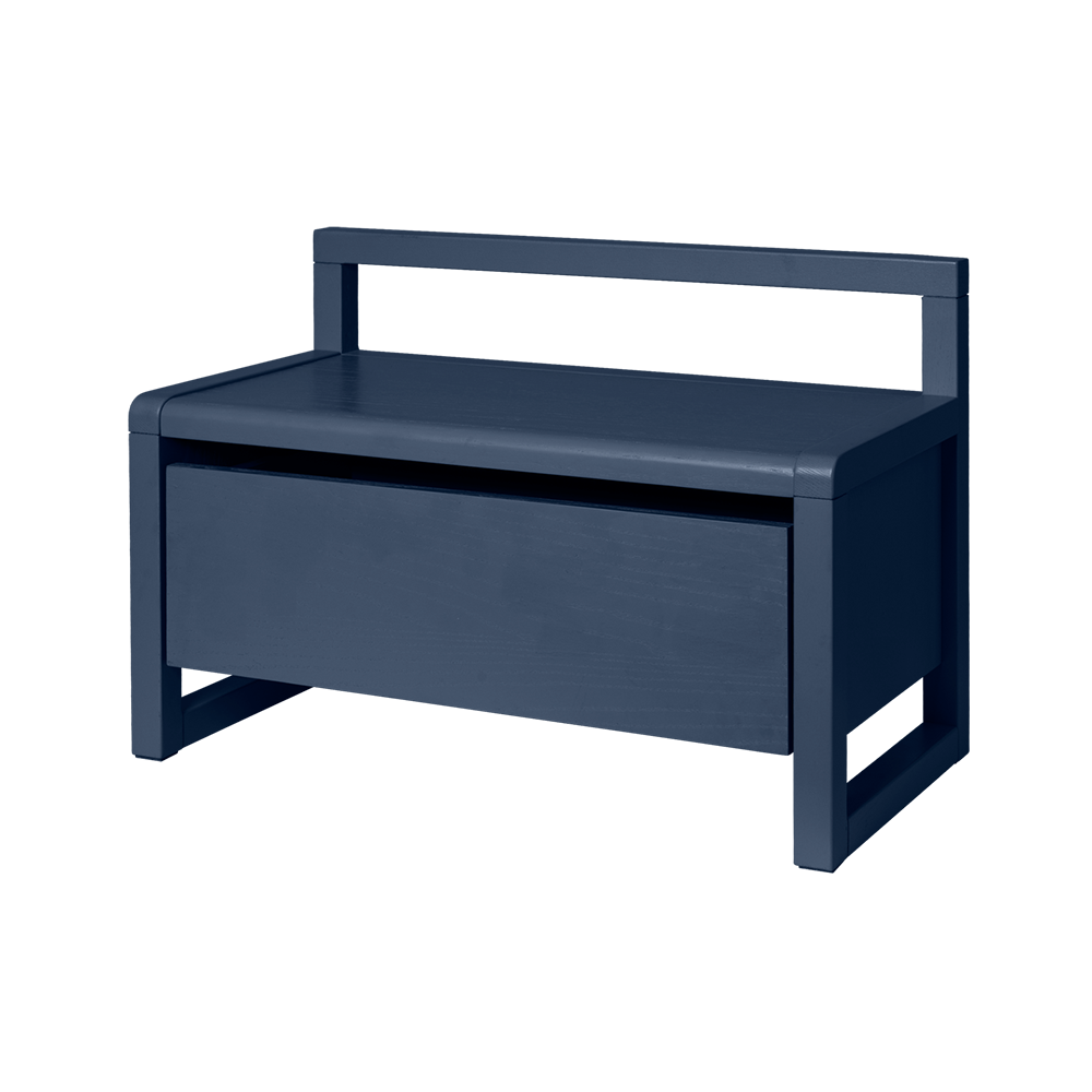 Ferm Living  Little Architect Sitzbank mith Aufbewahrung Dark Blue