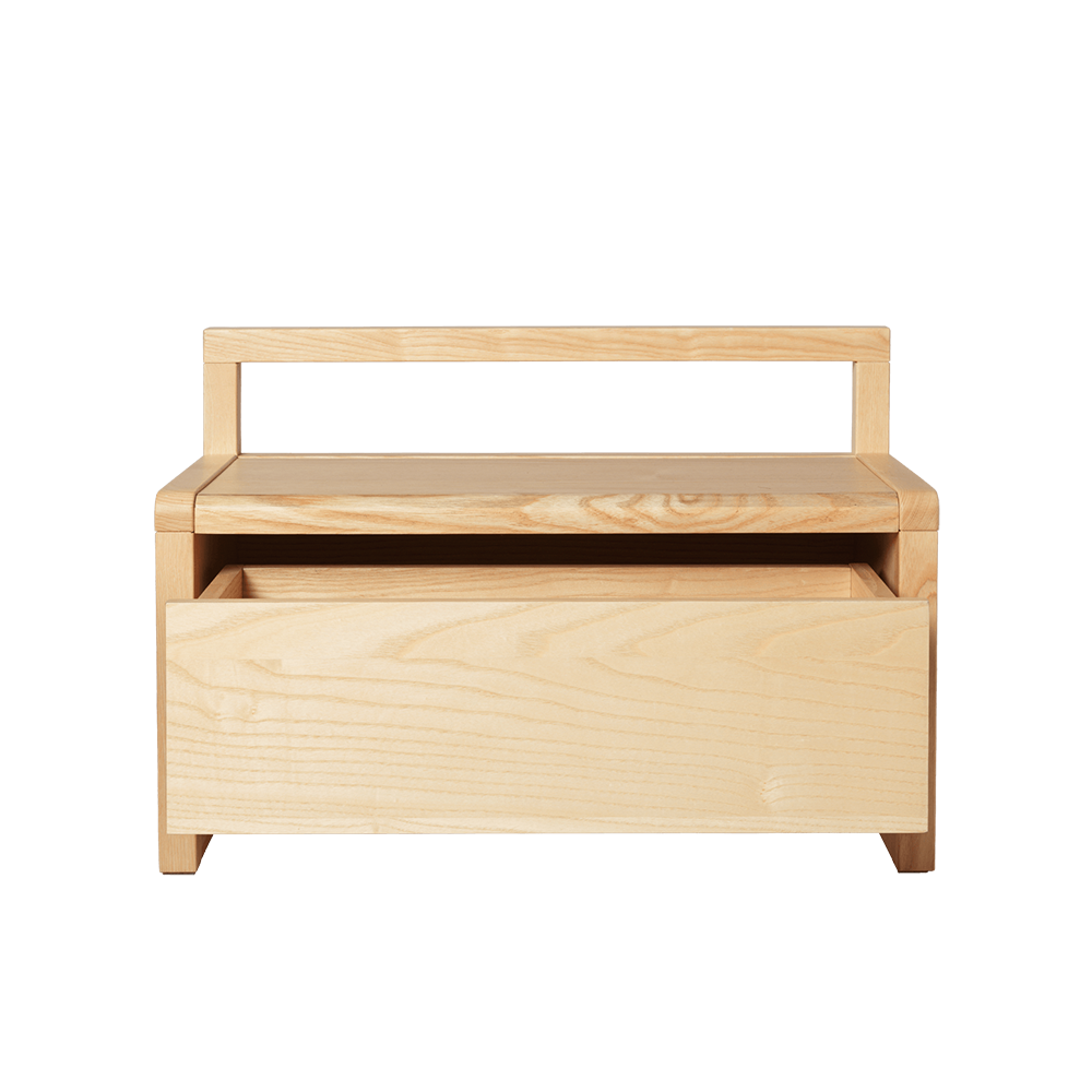 Ferm Living Banc Little Architect avec rangement Frêne