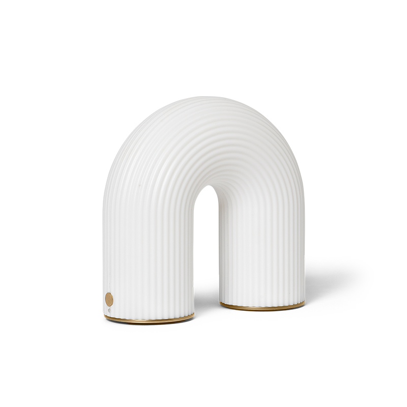 Ferm Living Lampe portable « Vuelta » Blanc