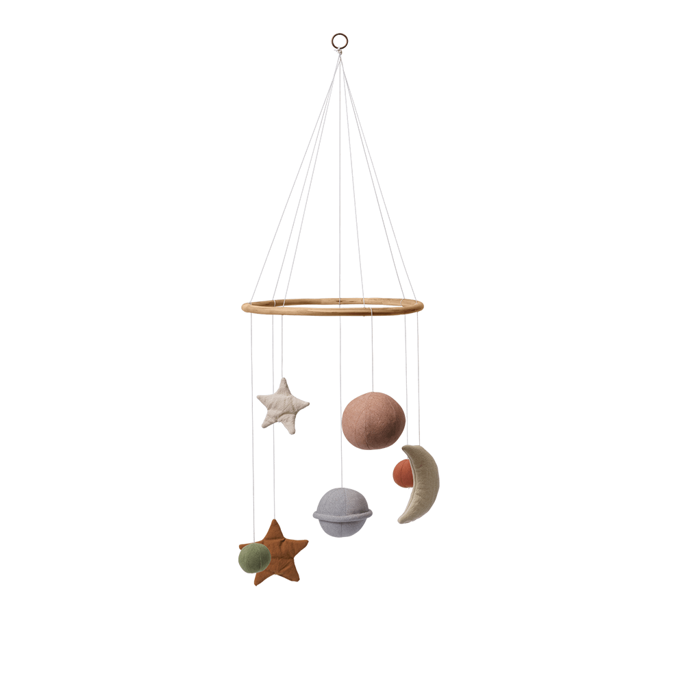 Ferm Living Mobile oiseaux « Skye » multicolore