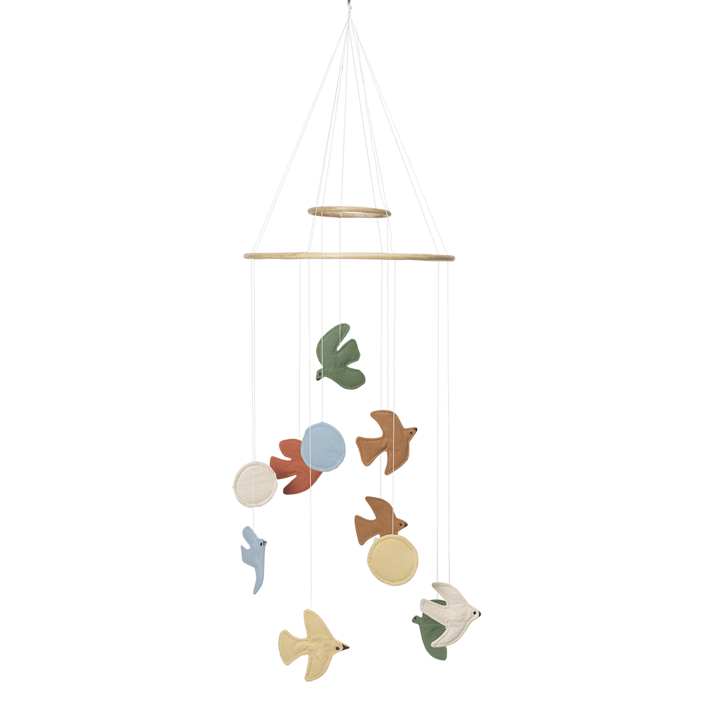 Ferm Living Bird Mobile 'Swif' Multi