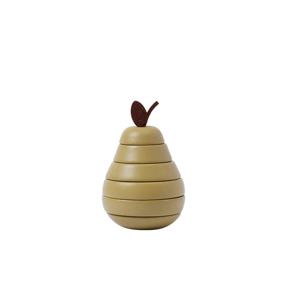 Ferm Living Stapelspielzeug 2er Set 'Apple and Pear'