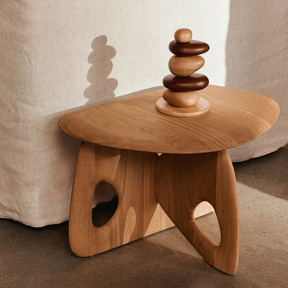 Ferm Living 'Pebble' Wooden Stacking Game