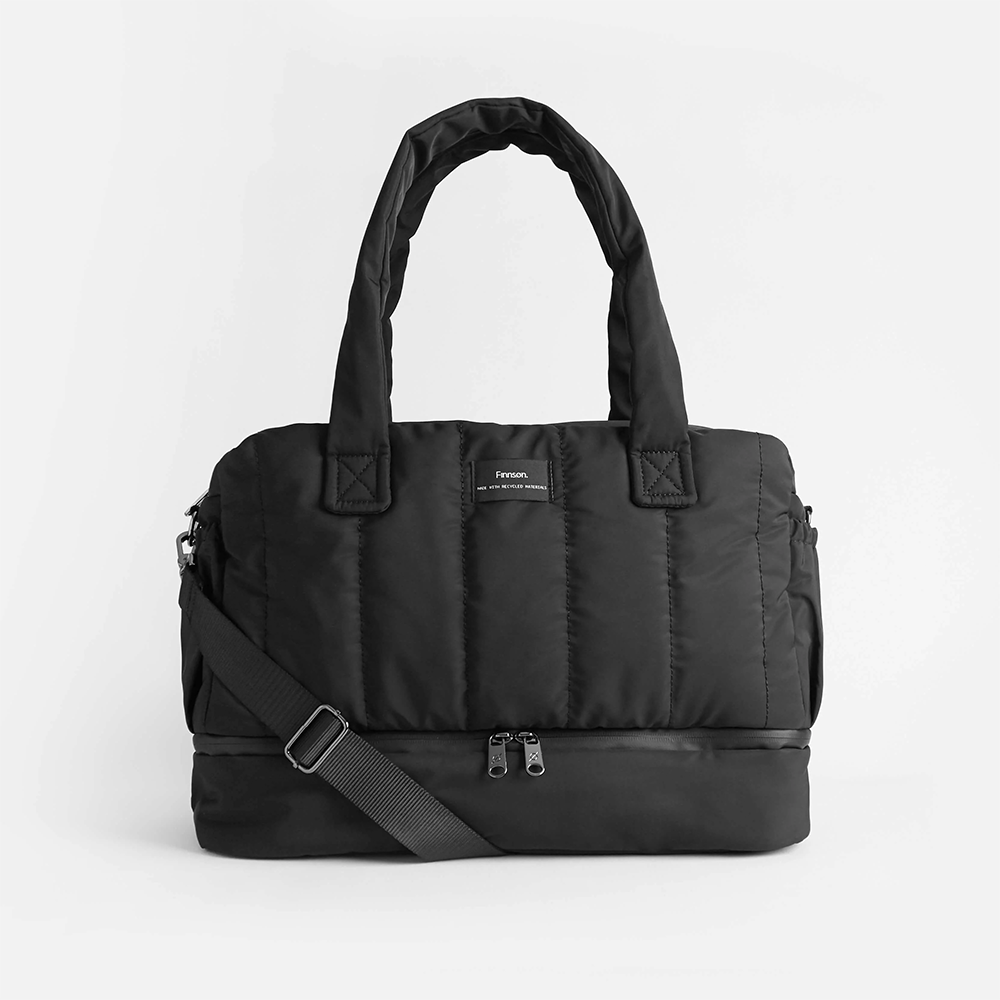 Finnsøn Sac à langer écologique avec matelas à langer 'INNES' Noir