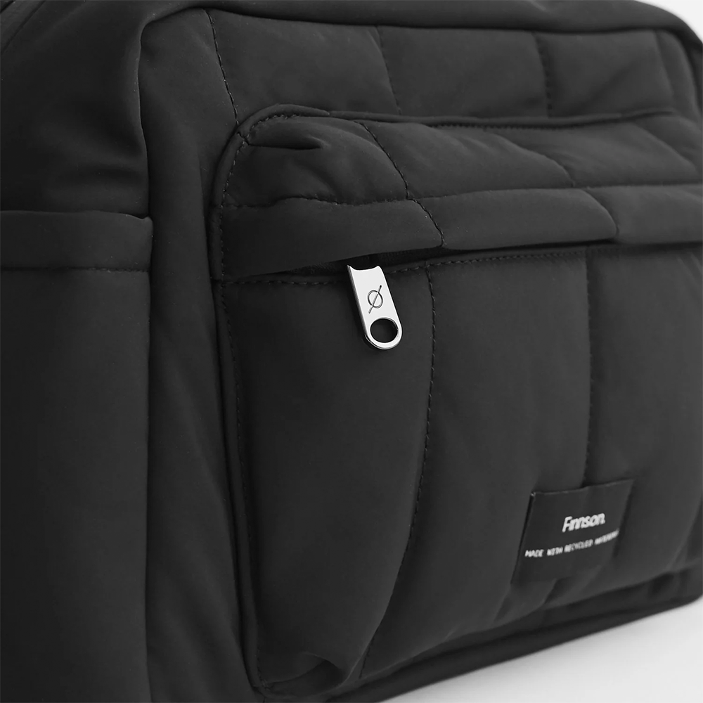 Finnsøn  Eco Oversized Kinderwagen Organizer mit Kinderwagenclips 'FREYA'  Black - Online MY SNOWFLAKE