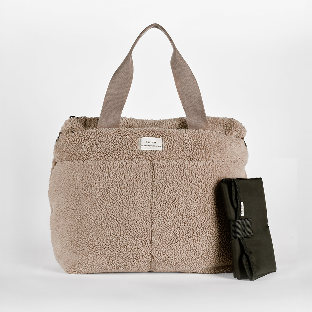 Finnsøn Eco Sac à langer avec tapis de change 'SIGRID' Beige
