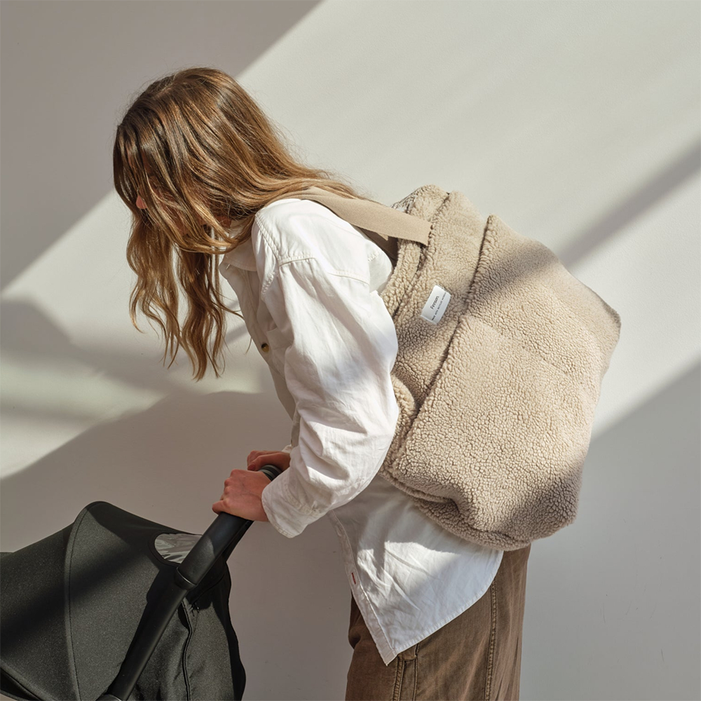 Finnsøn Eco Sac à langer avec tapis de change 'SIGRID' Beige