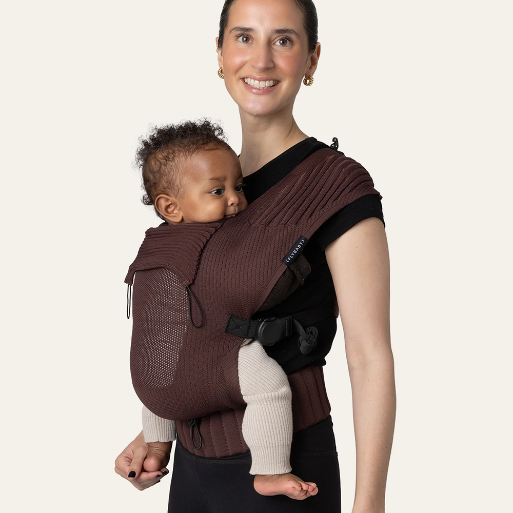 Flybaby Babytrage Mokka - Online MY SNOWFLAKE
