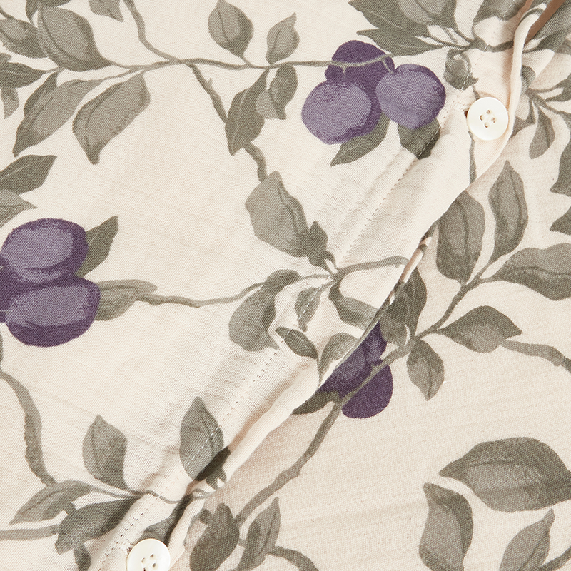 Garbo & Friends Musselin Bettwäsche 140 x 200 cm Plum - Online MY SNOWFLAKE