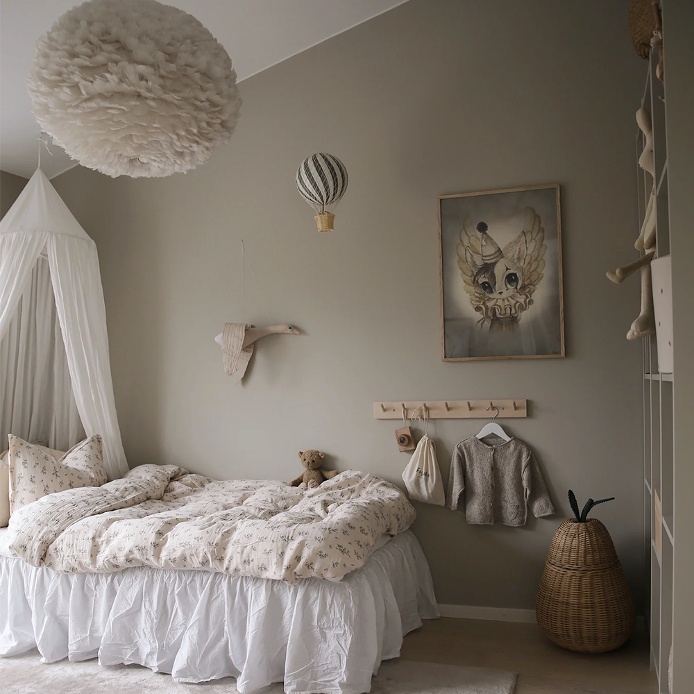 Garbo & Friends Housse de Couette en Mousseline 140 x 200 cm Bluebell