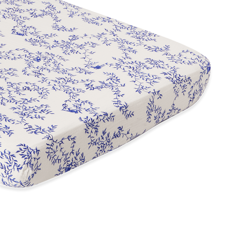 Garbo & Friends Muslin Fitted Sheet 70 x 140 cm Jardim