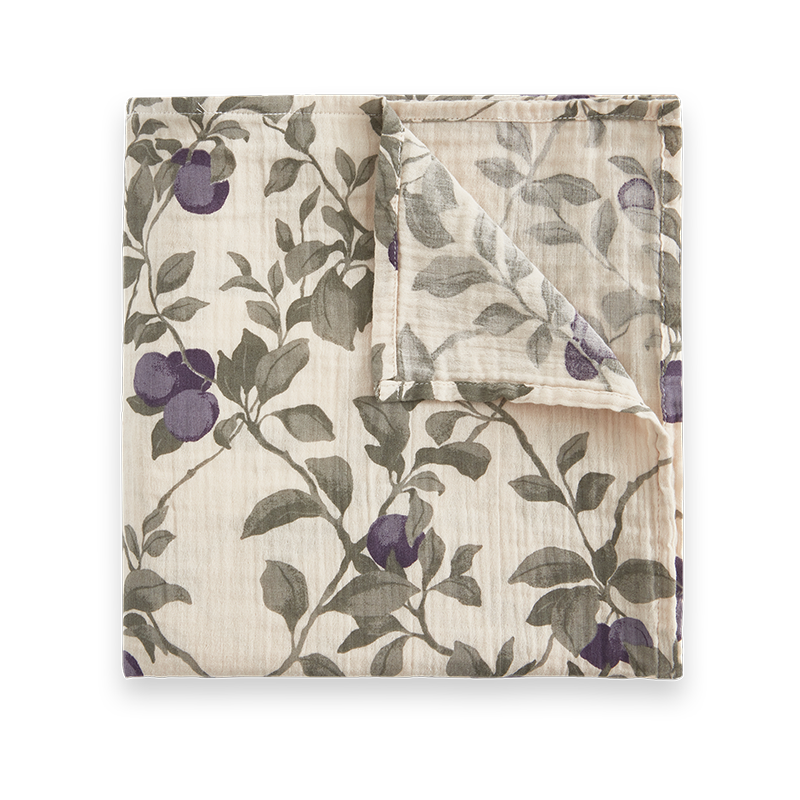 Garbo & Friends  Swaddle Musselin Plum - Online MY SNOWFLAKE
