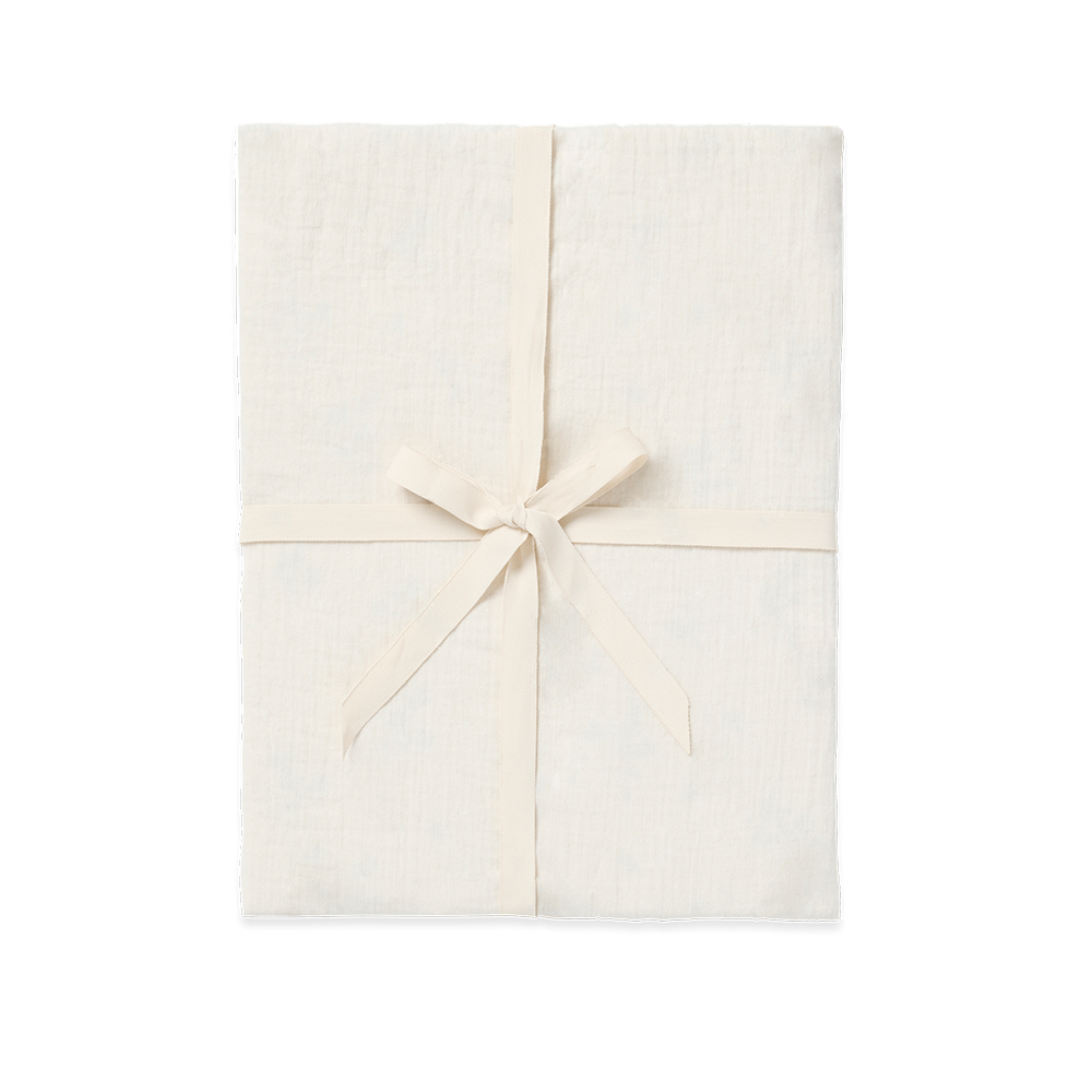 Garbo & Friends  Musselin Fixleintuch 90 x 200 cm Ecru - Online MY SNOWFLAKE