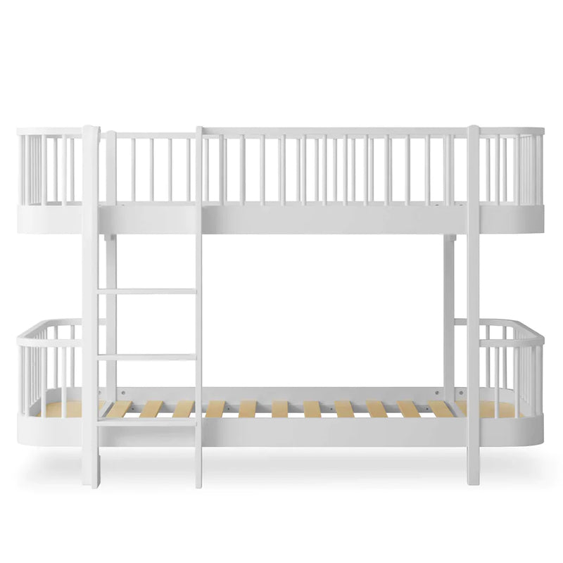 Oliver Furniture  Umbauset Wood Original Einzelbett/Juniorbett zum Halbhohen Etagenbett  Weiss