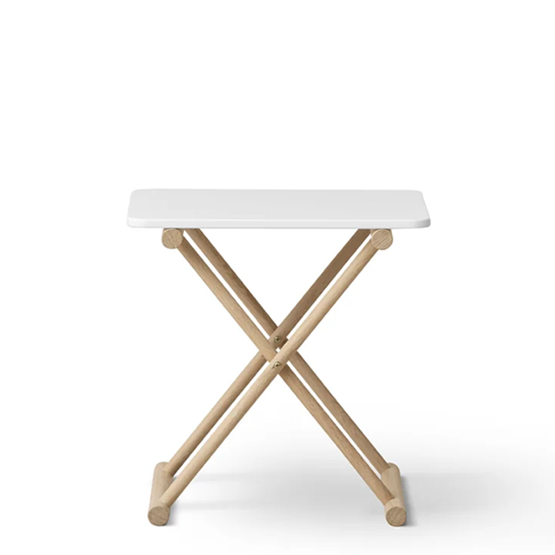 Oliver Furniture Nachttisch 'Camp' Hoch Weiss/Eiche