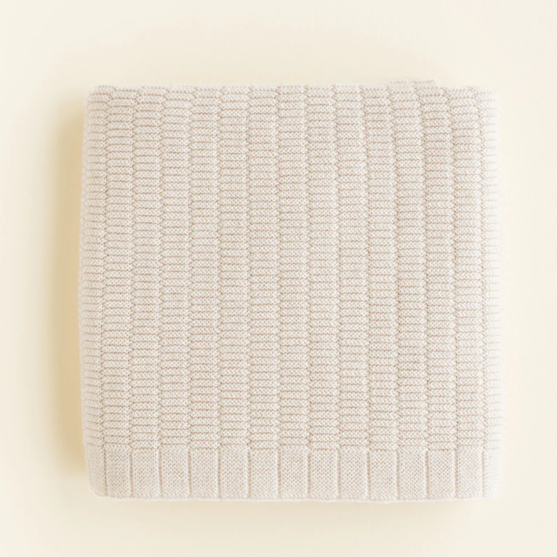 Hvid  Babydecke 'Ida' Cream - Online MY SNOWFLAKE