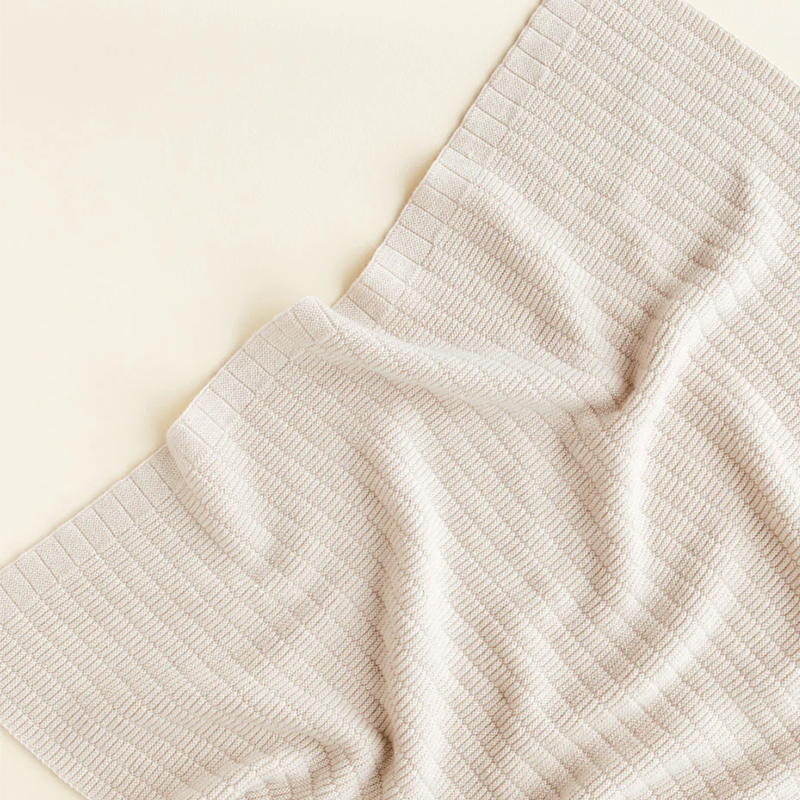 Hvid  Babydecke 'Ida' Cream - Online MY SNOWFLAKE