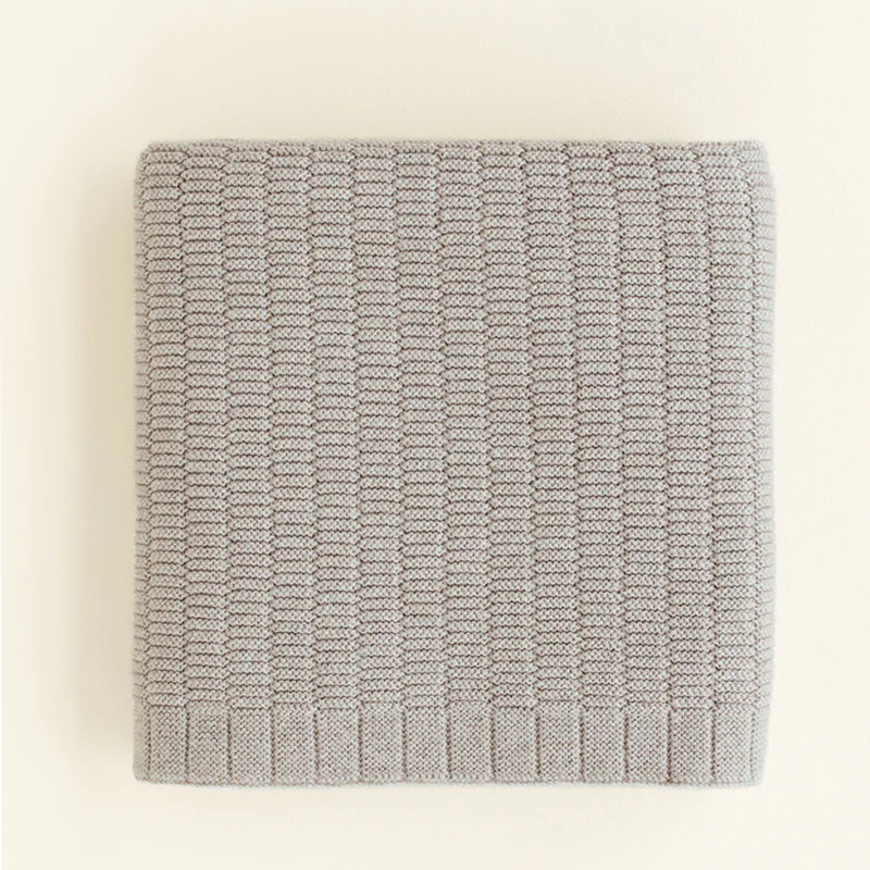Hvid  Babydecke 'Ida' Pebble - Online MY SNOWFLAKE