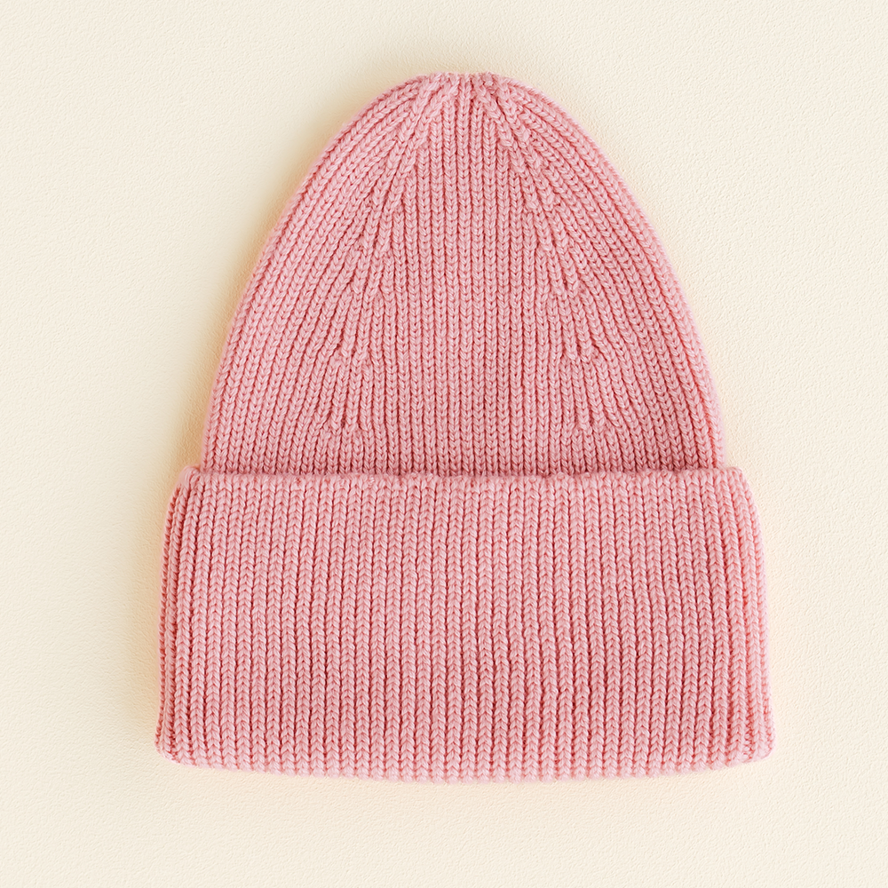 Hvid  Beanie Fonzie für Erwachsene Bubblegum - Online MY SNOWFLAKE