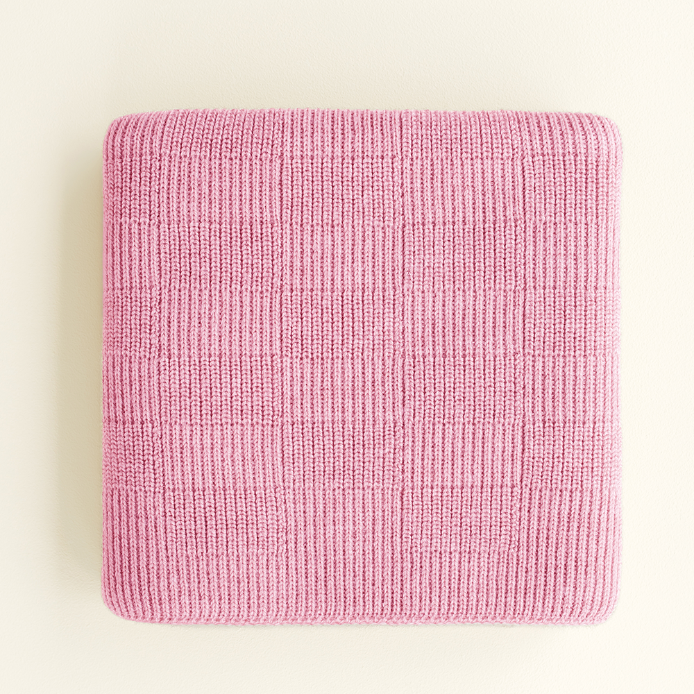 Hvid  Babydecke 'Ivy' Cotton Candy