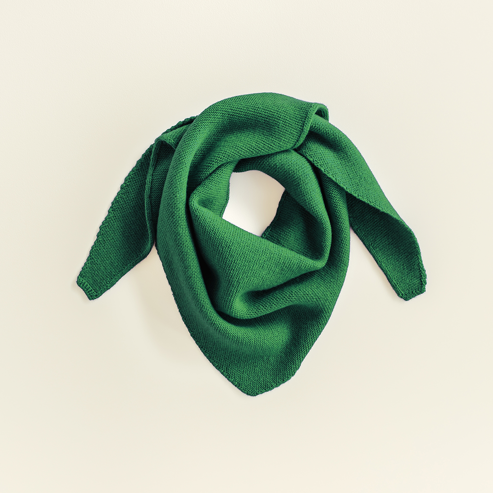 White Loop Scarf 'Josephina' Grass