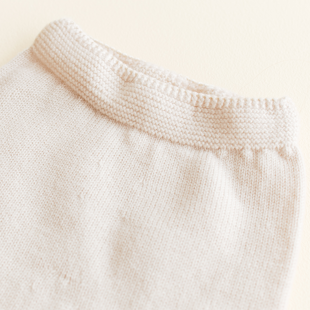 Hvid  Baby Strickhose 'Guido'  Cream