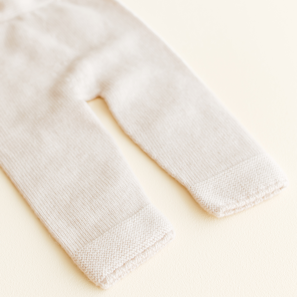 Hvid  Baby Strickhose 'Guido'  Cream