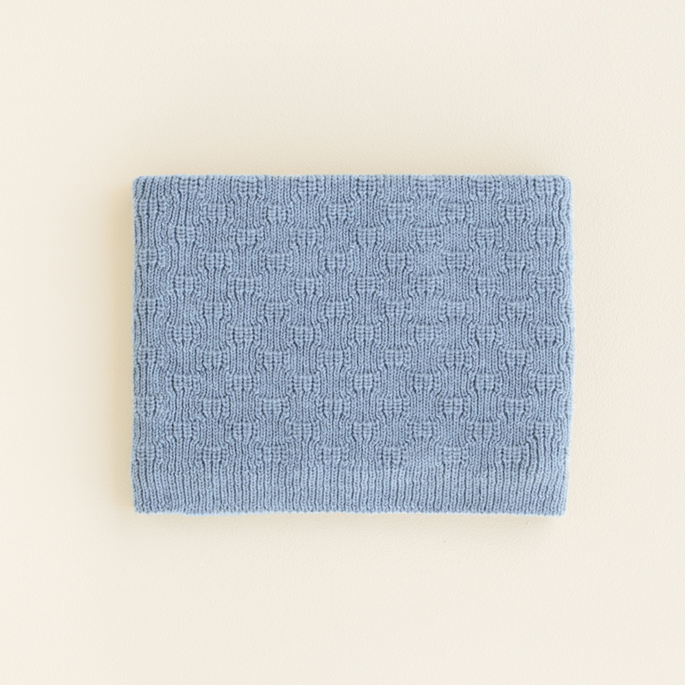 White Loop Scarf 'Gigi' Light Blue