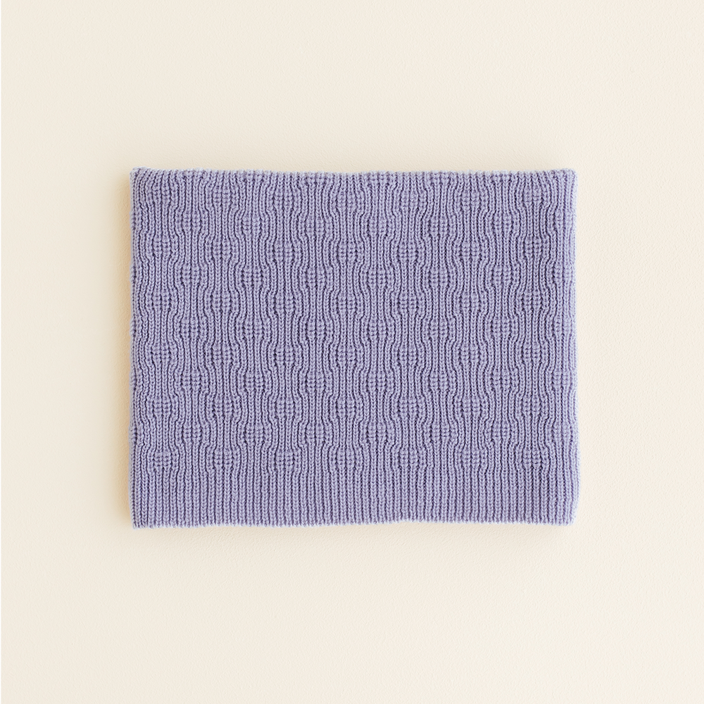 White Loop Scarf 'Gigi' Lilac