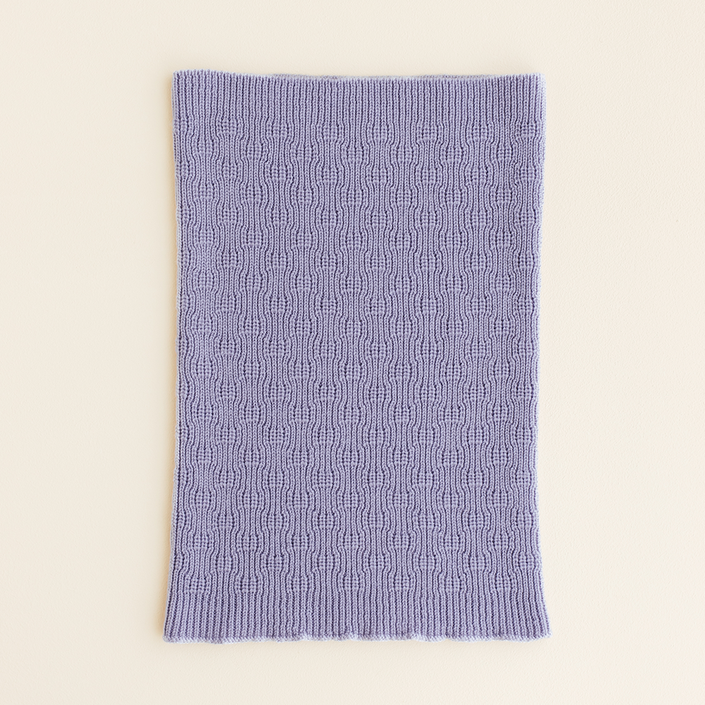 White Loop Scarf 'Gigi' Lilac