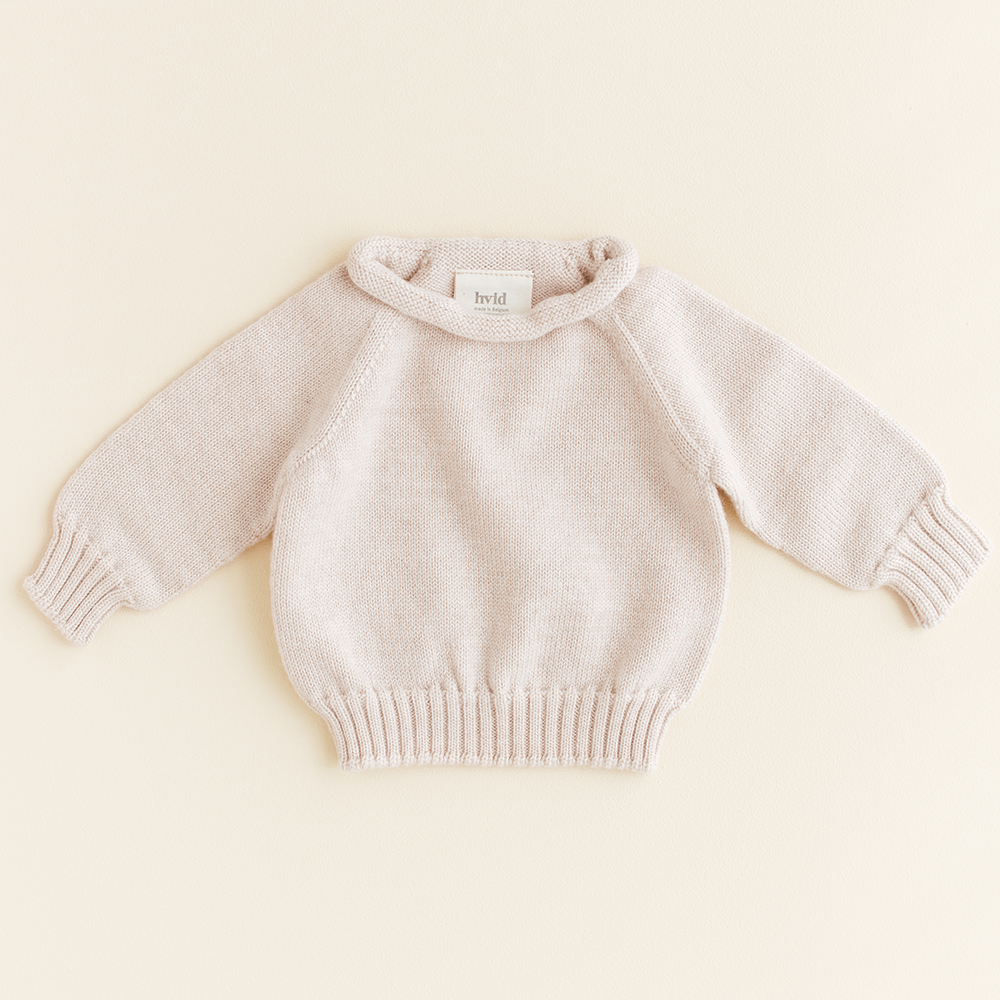 White Baby Knitted Sweater 'Georgette' Cream