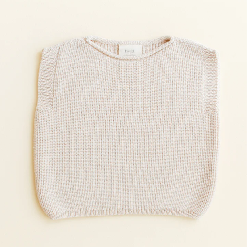 White Baby Knitted Vest 'Harvey' Cream