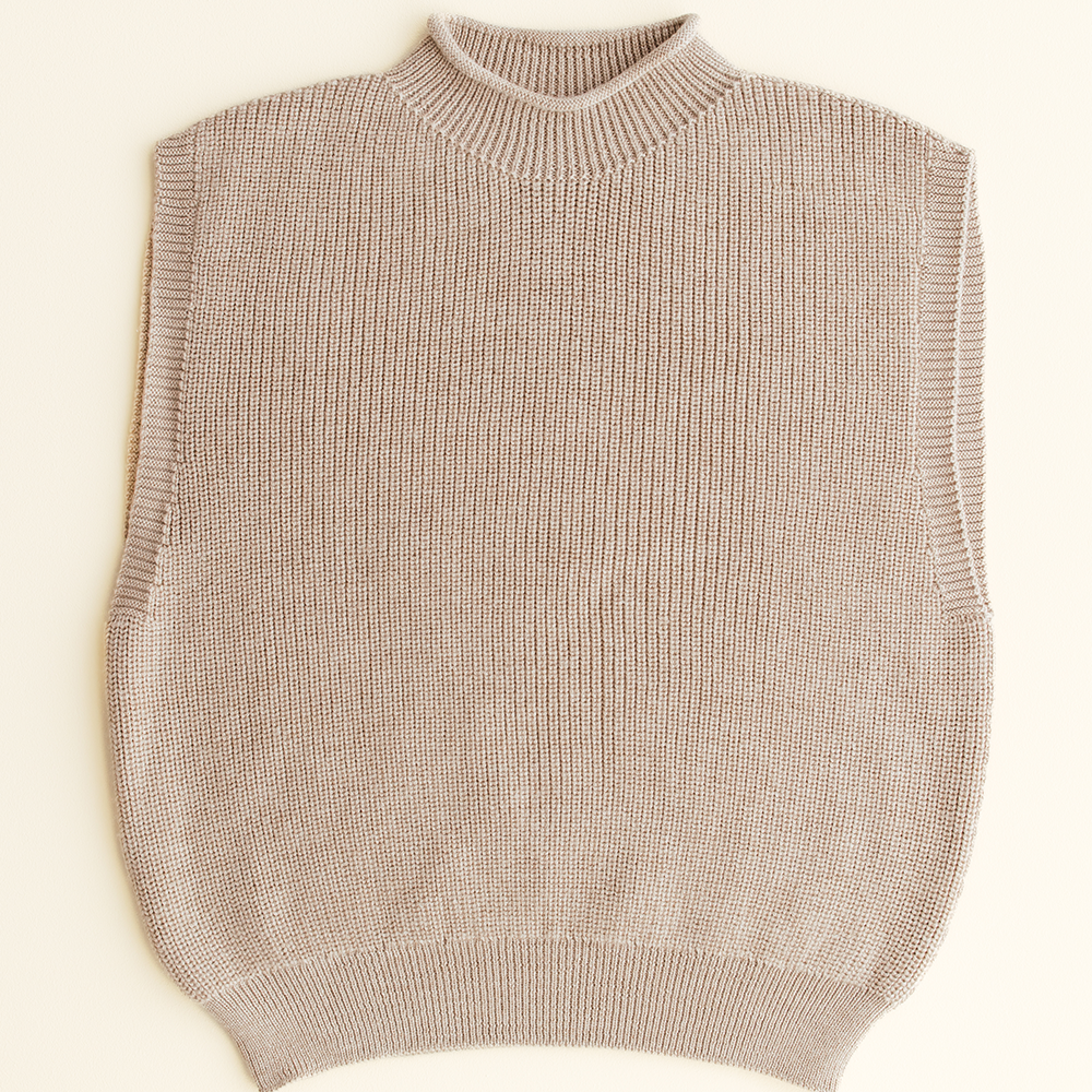 Gilet blanc adulte « Helle » sable