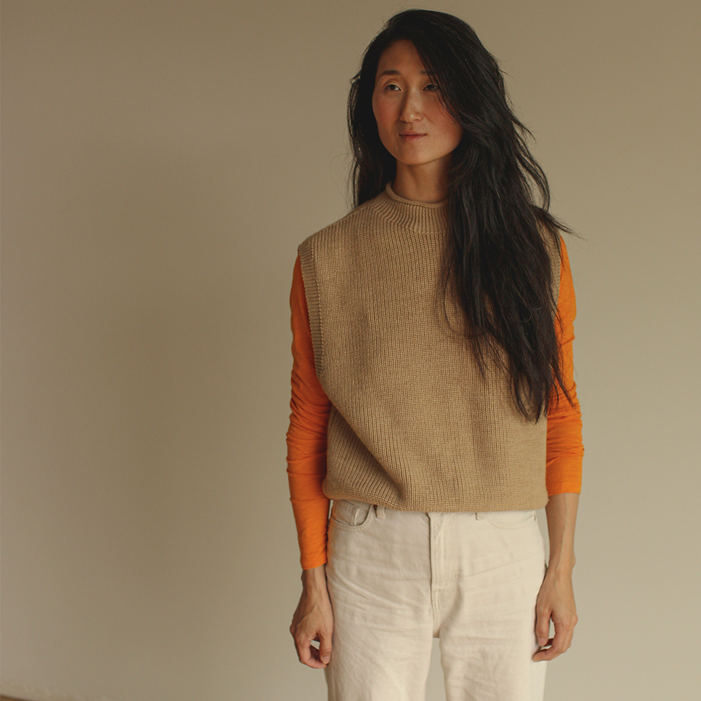 Gilet blanc adulte « Helle » sable
