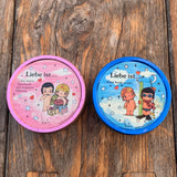 KALFANY BONBONS, Blechdosen "Liebe ist"