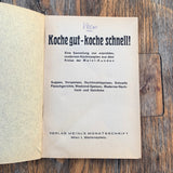 Koche gut und schnell, Buch