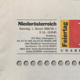 KURIER, Ausgabe 1. Jänner 2000
