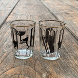 Schnapsgläser-Set, 1960er-Jahre