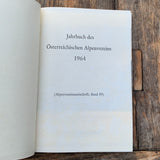Jahrbuch des Österreichischen Alpenvereins 1964