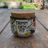 Aufbewahrungsdose "Trimm dich fit"