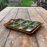 JIE GANTOFTA, Tablett mit 6 Schalen