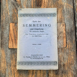Karte des Semmering und Umgebung