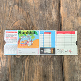 SUNKIST, Quartett + Stundenplan