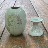 HANS WILHELM SEITZ für ARZBERG, Vase und Kerzenhalter