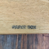 PAPER BOX, Trinkset in Holzkiste