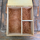 PAPER BOX, Trinkset in Holzkiste